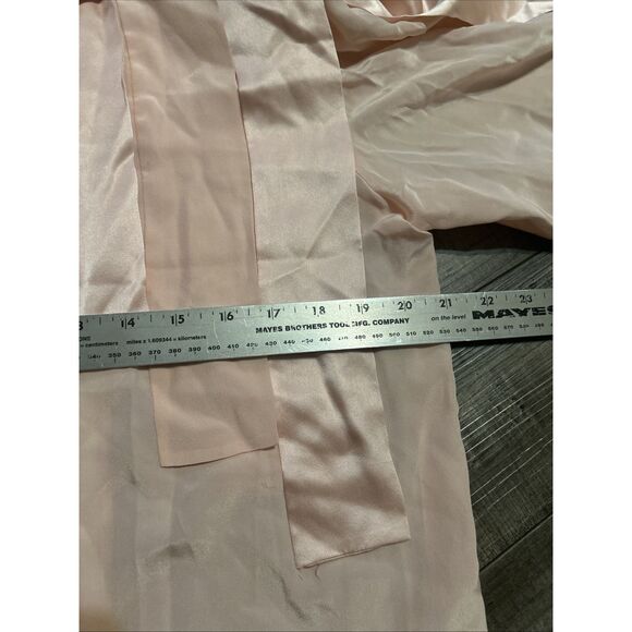 VTG Francesca of Damon For Starington Pink Silk Blouse 12 Old Money Chic NWT - Picture 9 of 9